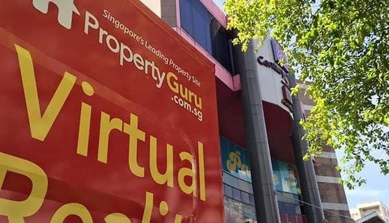 A PropertyGuru banner seen in Singapore